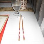 First restaurant where we've used chopsticks that weren't disposable