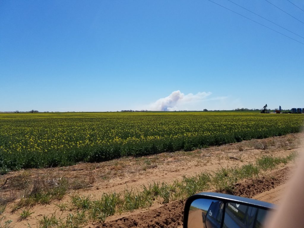 Another fire in the distance
