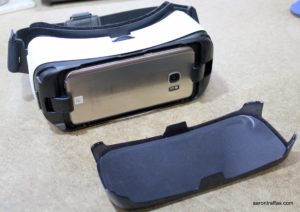 The Galaxy S7 in the Gear VR