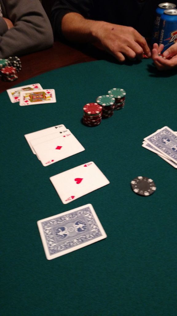Never seen this hand in poker on the table before