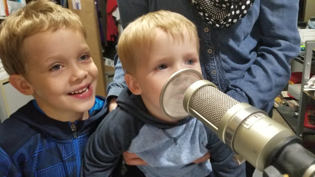 Podcasters in training